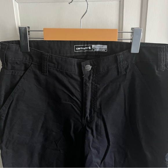 SOLD ‼️ Carhartt Loose fit SZ US 10 tall work pants cargos - Picture 6 of 12